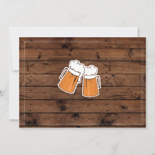 応援&ビアーズバースデーパーティーエイジウッド招待状 招待状 (裏面)