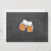 応援&ビアーズバースデーパーティーAny Age Chalk招待状 招待状 (裏面)