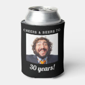 応援&ビアーズマイルストン誕生日フォトキープサケ 缶クーラー (缶正面)