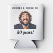 応援&ビアーズマイルストン誕生日フォトキープサケ 缶クーラー (正面)