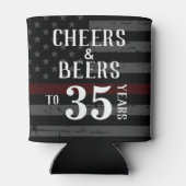 応援&ビアーズ消防士の退職パーティー 缶クーラー (裏面)