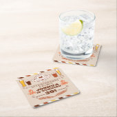 応援&ビアーズ誕生日コースター スクエアペーパーコースター (インサイチュ)