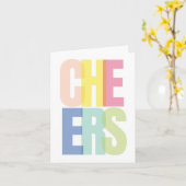 応援 |ビッグお祝い カード (黄色い花)