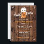 応援&ビールズバースデーパーティーANY AGEビール招待状 招待状<br><div class="desc">応援素朴とビールの誕生パーティ招待状デザイン何歳の誕生日パーティーに最適。単に文字を変えてパーティー。バックプリントを含む</div>