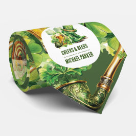 応援&ビール誕生日セントパトリックの日 ネクタイ