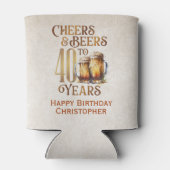 応援&ビール40th誕生日クーラーボックス 缶クーラー (裏面)