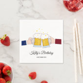 応援、ビール スタンダードカクテルナプキン (インサイチュ)