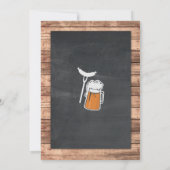 応援&ビールBBQバースデーパーティーANY AGE招待状 招待状 (裏面)