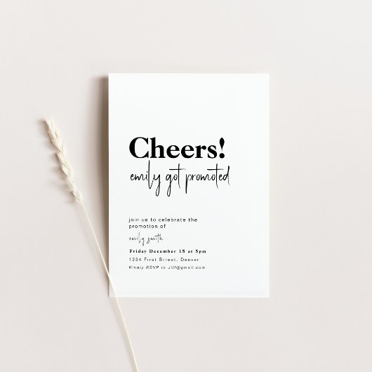 応援、プロモーション新規ジョブパーティー招待状 招待状