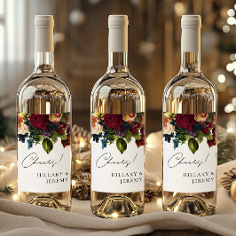 応援!ムーディ結婚ーフローラ ワインラベル