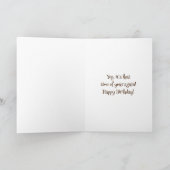 応援!メッシーバンホールディングタップビール誕生日 カード (内部)