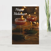 ***応援***メリークリスマス/新年の幸せ シーズンカード (正面)