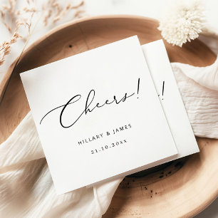応援!モダンエレガント結婚書 スタンダードカクテルナプキン