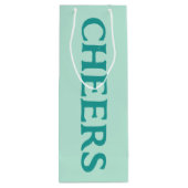 応援!ライトアクアワイン抱き枕 ワインギフトバッグ (裏面)