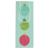 応援!ライトアクアワイン抱き枕 ワインギフトバッグ (正面)