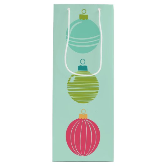 応援!ライトアクアワイン抱き枕 ワインギフトバッグ (正面)