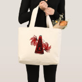 応援 ラージトートバッグ (正面(商品))