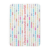 応援_世界の周数々の辺_言語 マグネット (縦)