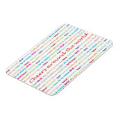 応援_世界の周数々の辺_言語 マグネット (左側)