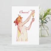 応援、乾杯、招待 招待状 (スタンド正面)