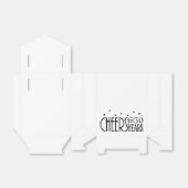 応援!任意の年齢または年シックな黒いネクタイの好意ボックス フェイバーボックス (折り畳みなし)