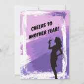 応援（女性） 招待状 (裏面)