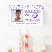 応援#年誕生日フォトパープル 横断幕 (インサイチュ)