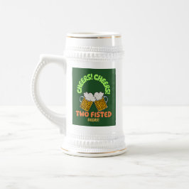 応援!応援!二つ上げビール！ ビールジョッキ