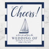 応援!恋が落ちる ワインラベル (シングルラベル)