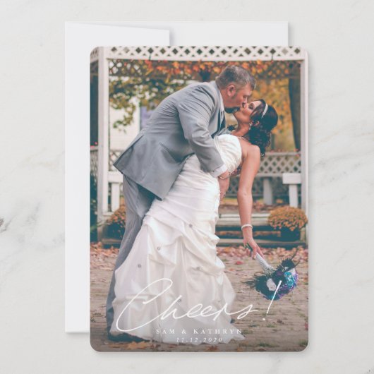 応援!新年結婚したの写真 シーズンカード (正面)