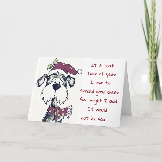 *応援*最後の「一年中」のクリスマス カード (正面)