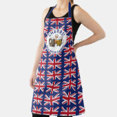 応援 | 素晴らしイギリスカスタム漫画 | ユニオン・ジャック エプロン (インサイチュ)
