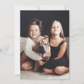 応援 |装飾的な文字が新年のお目出度う2枚の写真 シーズンカード (裏面)