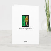 応援。誕生日をすごい祈る! カード (裏面)