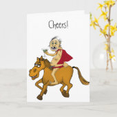 応援。誕生日をすごい祈る! カード (黄色い花)