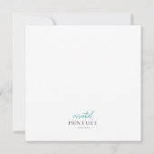 応援～10年 ノートカード (裏面)