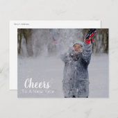 応援 | 2フォトホリデーはがき ポストカード (正面/裏面)