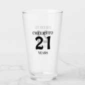 応援～21年 タンブラーグラス (正面)