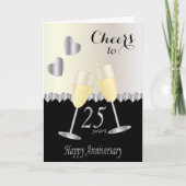 応援~25周年 | DIY文字 カード (正面)