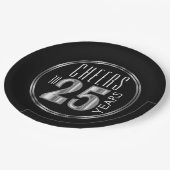 応援～25年 ペーパープレート (アングル)