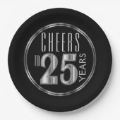 応援～25年 ペーパープレート (正面)