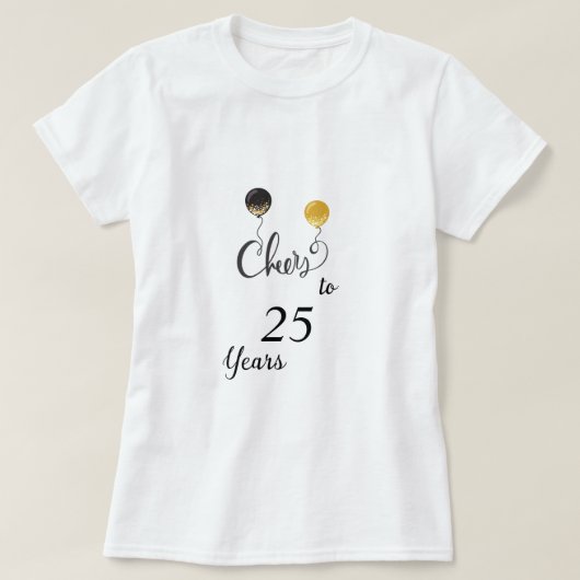 応援~25年 Tシャツ (デザイン正面)