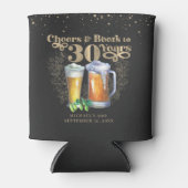 応援～30年 |パーソナライズされたヴィンテージ 缶クーラー (正面)