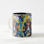 応援～40年 ツートーンマグカップ (正面左)