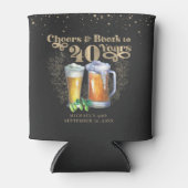 応援~40年 |パーソナライズされたヴィンテージ 缶クーラー (正面)