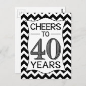 応援~40年 ポストカード (正面/裏面)