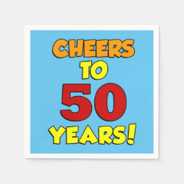 応援～50年のカラフルパーティー スタンダードカクテルナプキン