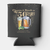 応援～50年 |パーソナライズされたヴィンテージ 缶クーラー (正面)