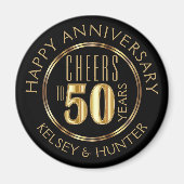 応援～50年 マグネット (正面)