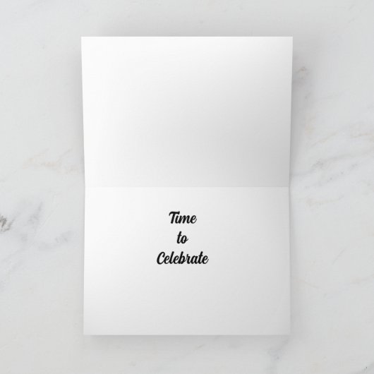 応援**50誕生日** カード (内部)